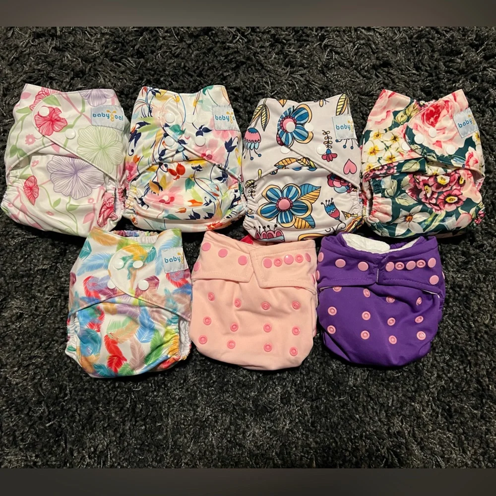 Girls cloth diaper bundle